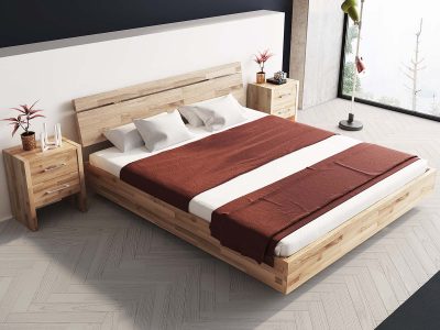 Massivholzbett Bergen