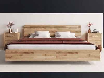 Massivholzbett Bergen