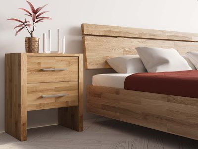 Massivholzbett Bergen