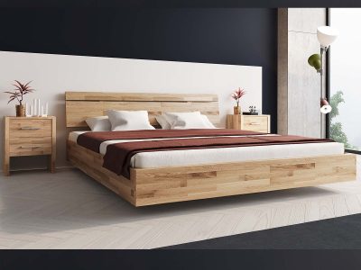 Massivholzbett Bergen