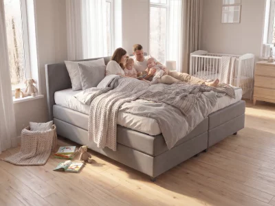 Familien Boxspringbett Barcelona – Bild 4