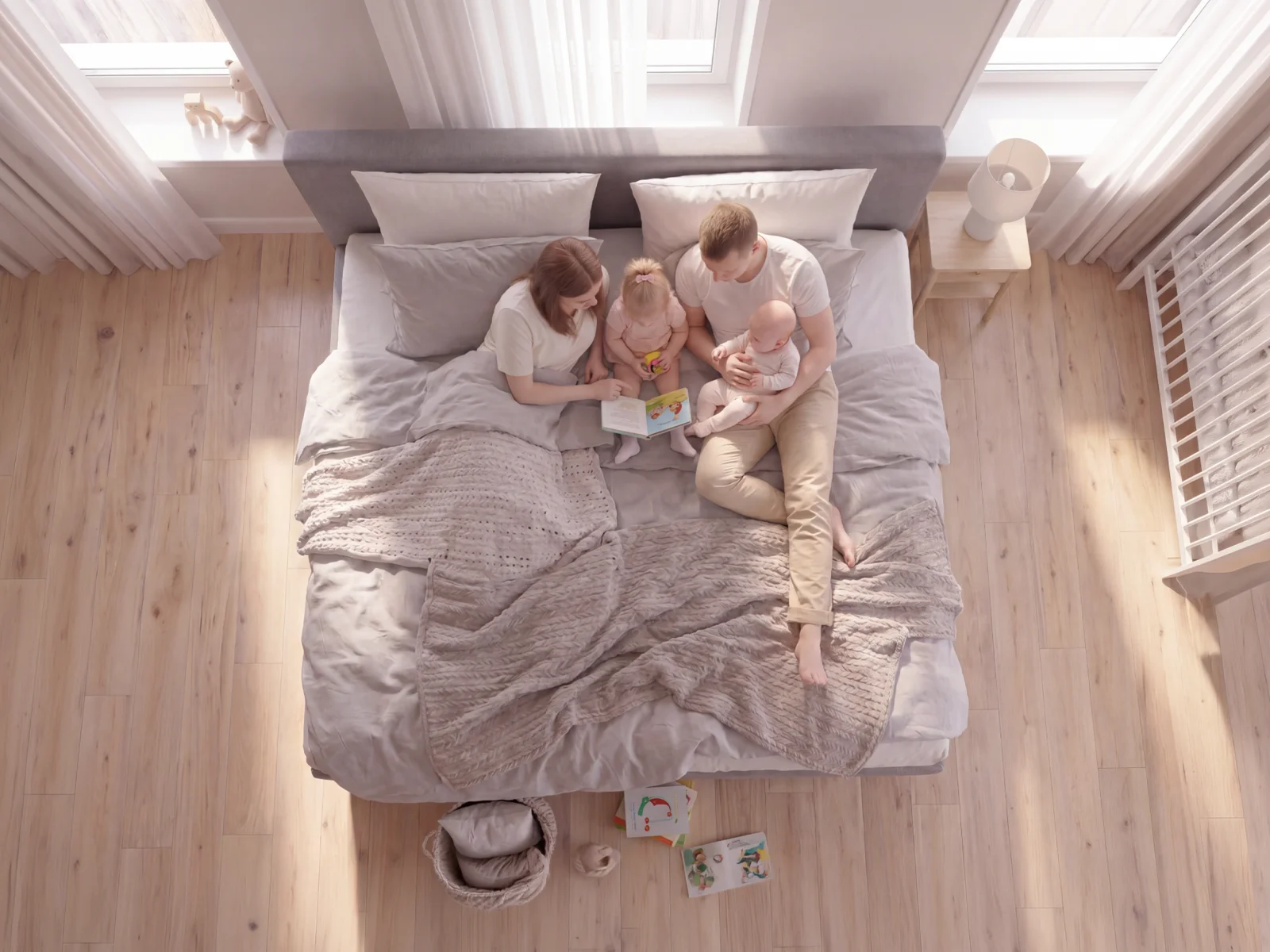 Familien Boxspringbett Barcelona – Bild 3