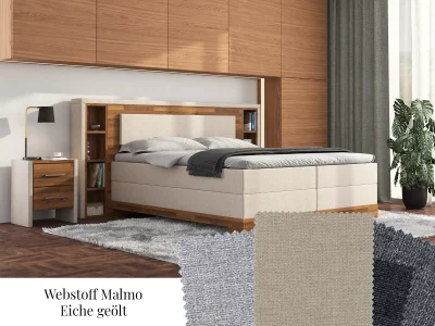 Boxspringbett Holz 180x200