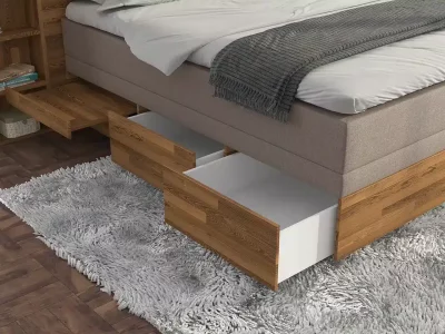 Boxspringbett Stockholm mit Schubladen