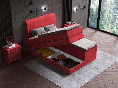 Boxspringbett Köln mit Bettkasten