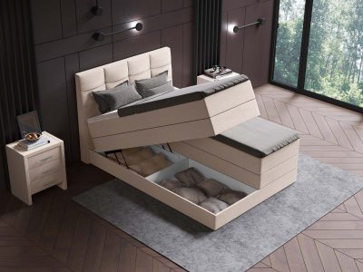 Boxspringbett Düsseldorf mit Bettkasten