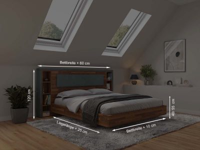 Wasserbett Stockholm Bergen Kombination