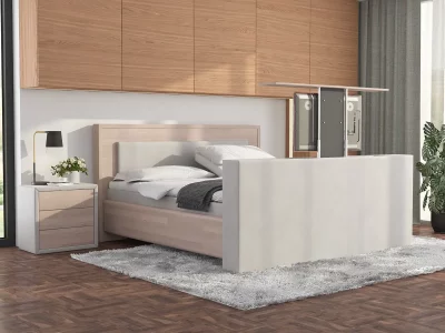 Boxspringbett Nature mit TV-Lift