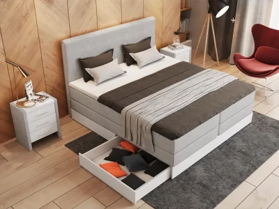 Boxspringbett Münster mit Schubladen