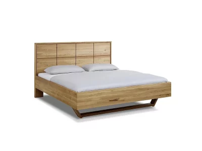 Massivholzbett Lugano aus Wildeiche