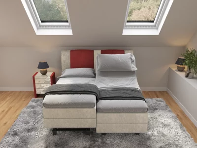 Boxspringbett mit Motor