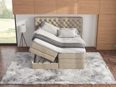 Boxspringbett St. Moritz mit Bettkasten