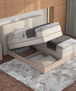 Boxspringbett Malmö mit Bettkasten aus Holz