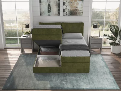 Alternative view of Boxspringbett Bali mit Bettkasten