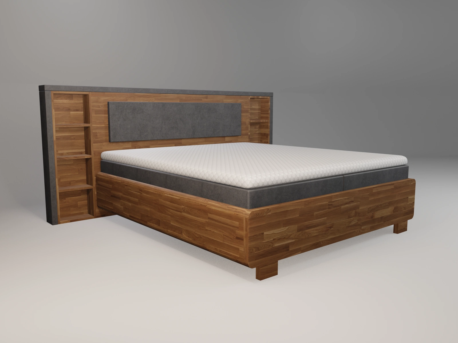 Boxspringbett Stockholm 2 mit Oslo Umrandung