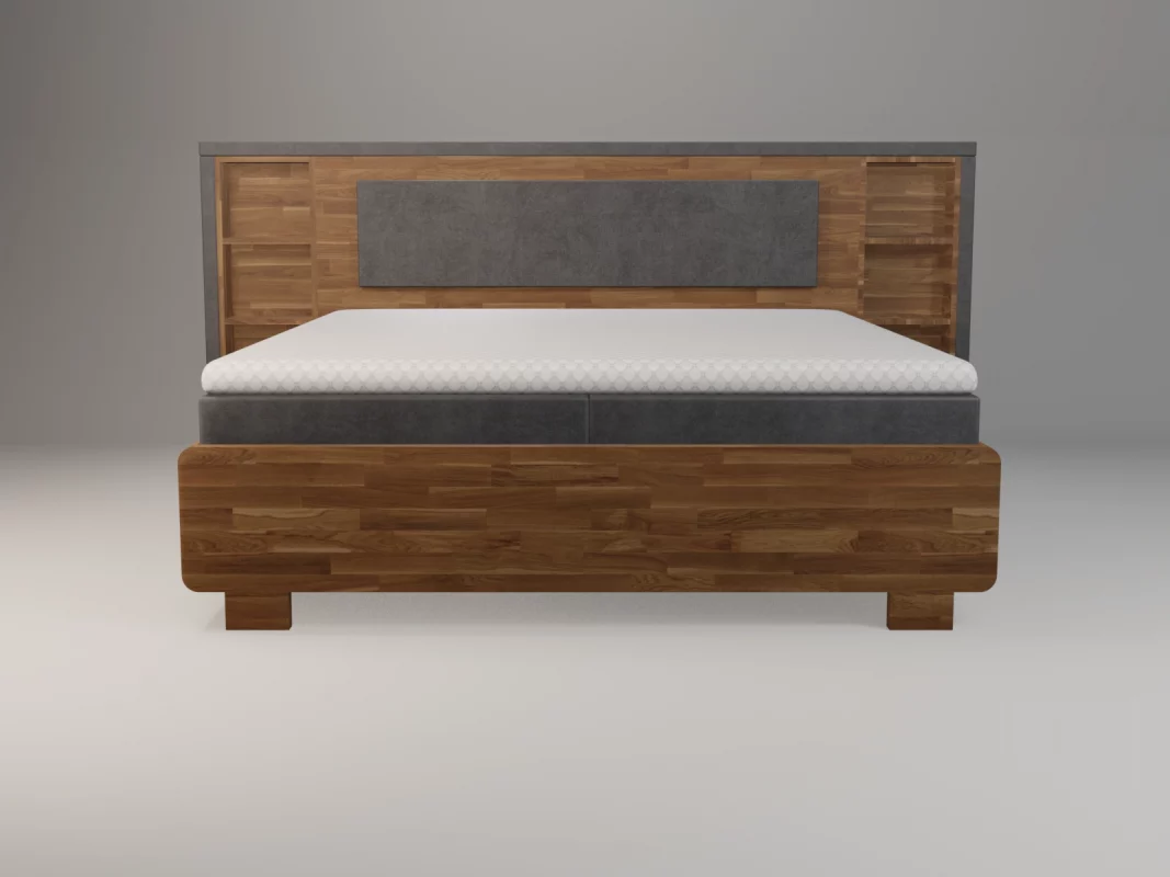 Boxspringbett Stockholm 2 mit Oslo Umrandung