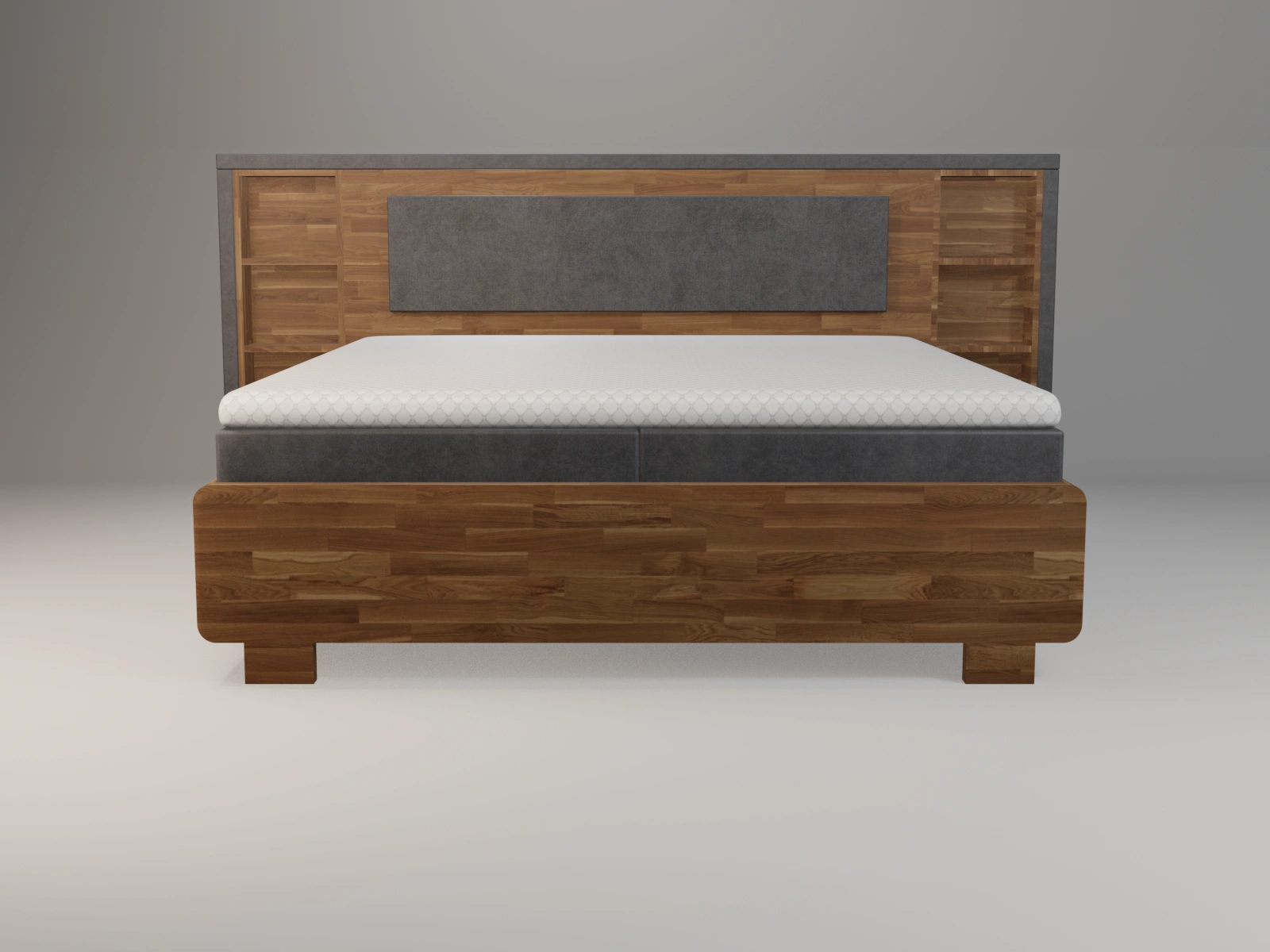 Boxspringbett Stockholm 2 mit Oslo Umrandung