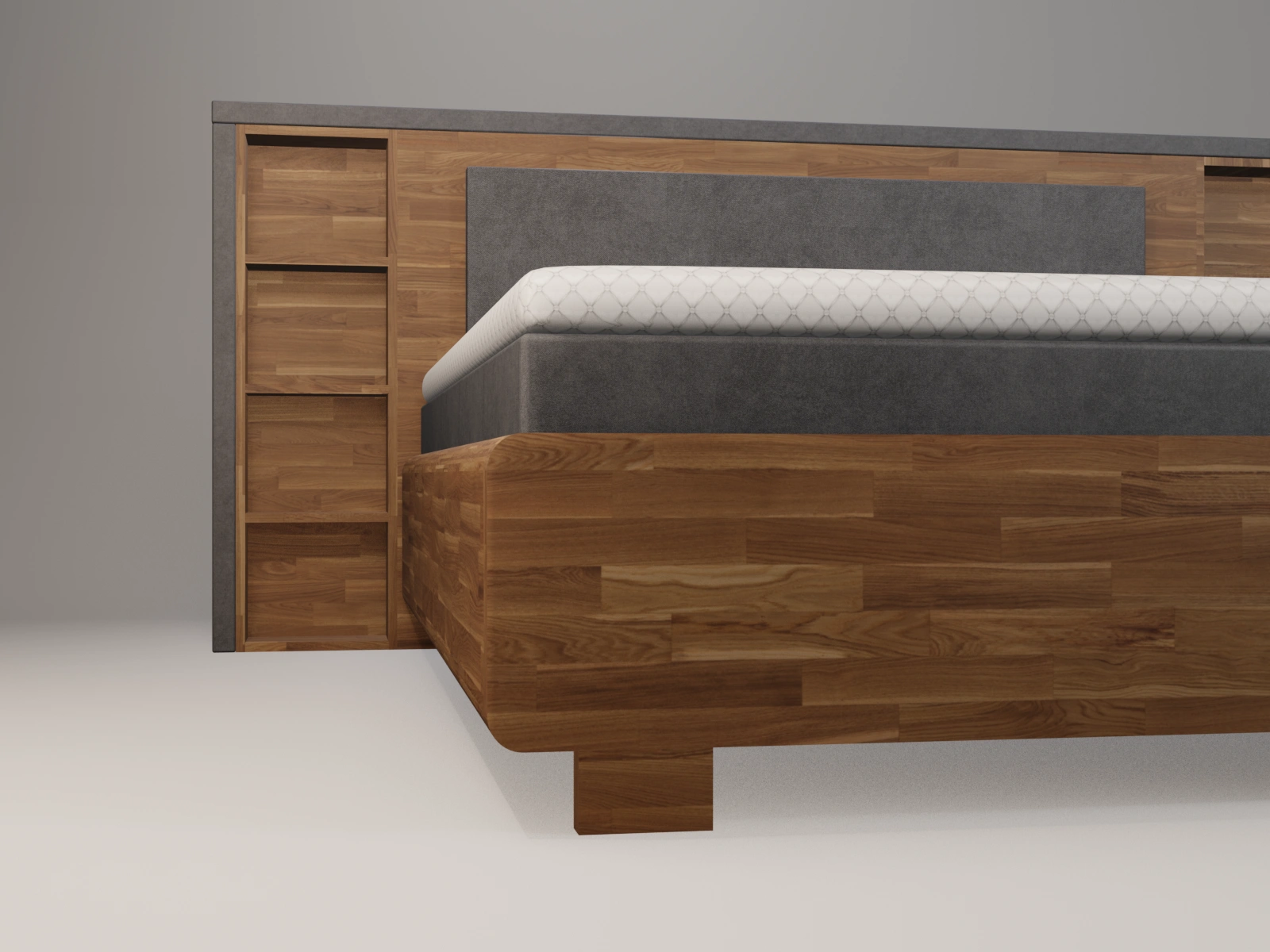 Boxspringbett Stockholm 2 mit Oslo Umrandung – Bild 5