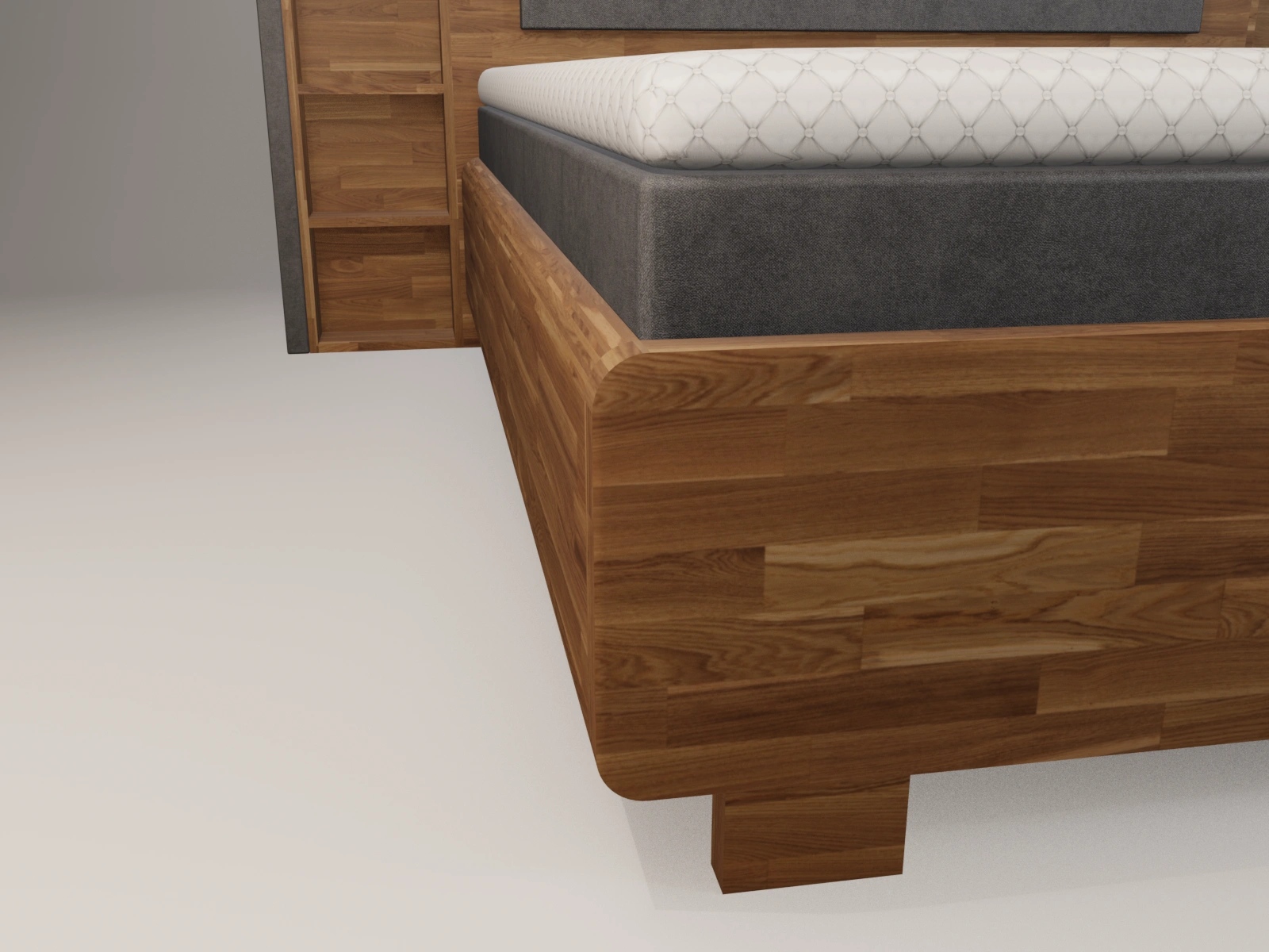 Boxspringbett Stockholm 2 mit Oslo Umrandung – Bild 7