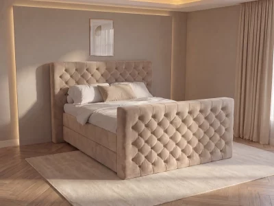 Boxspringbett St. Moritz mit TV-Lift – Bild 3