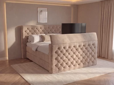 Boxspringbett St. Moritz mit TV-Lift