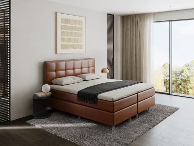 Echtleder Boxspringbett Nevada