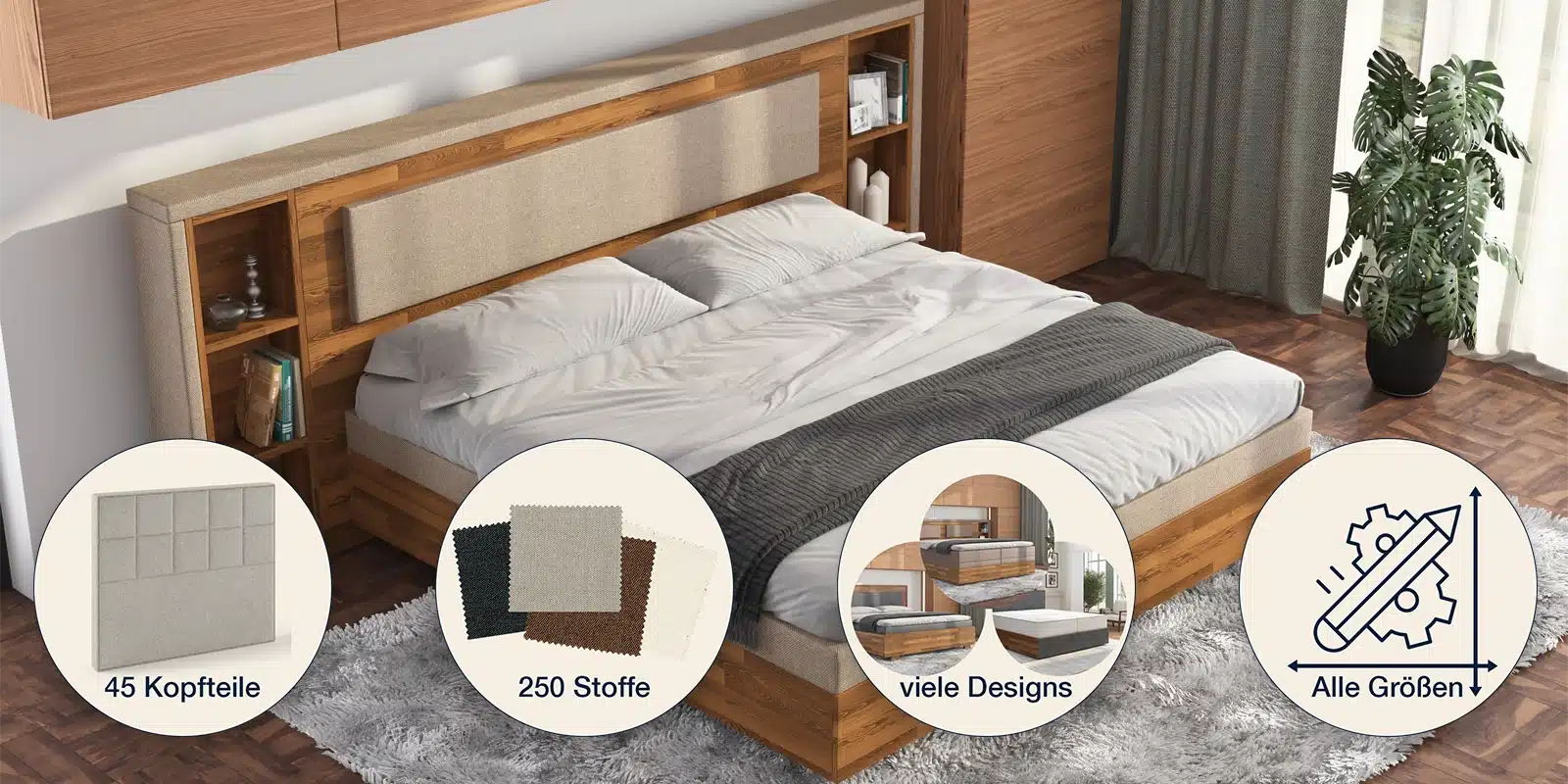 Wasserbett konfigurieren