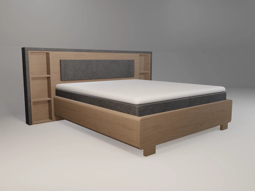 Boxspringbett Stockholm 3 mit Oslo Umrandung