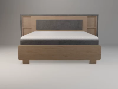 Boxspringbett Stockholm 3 mit Oslo Umrandung