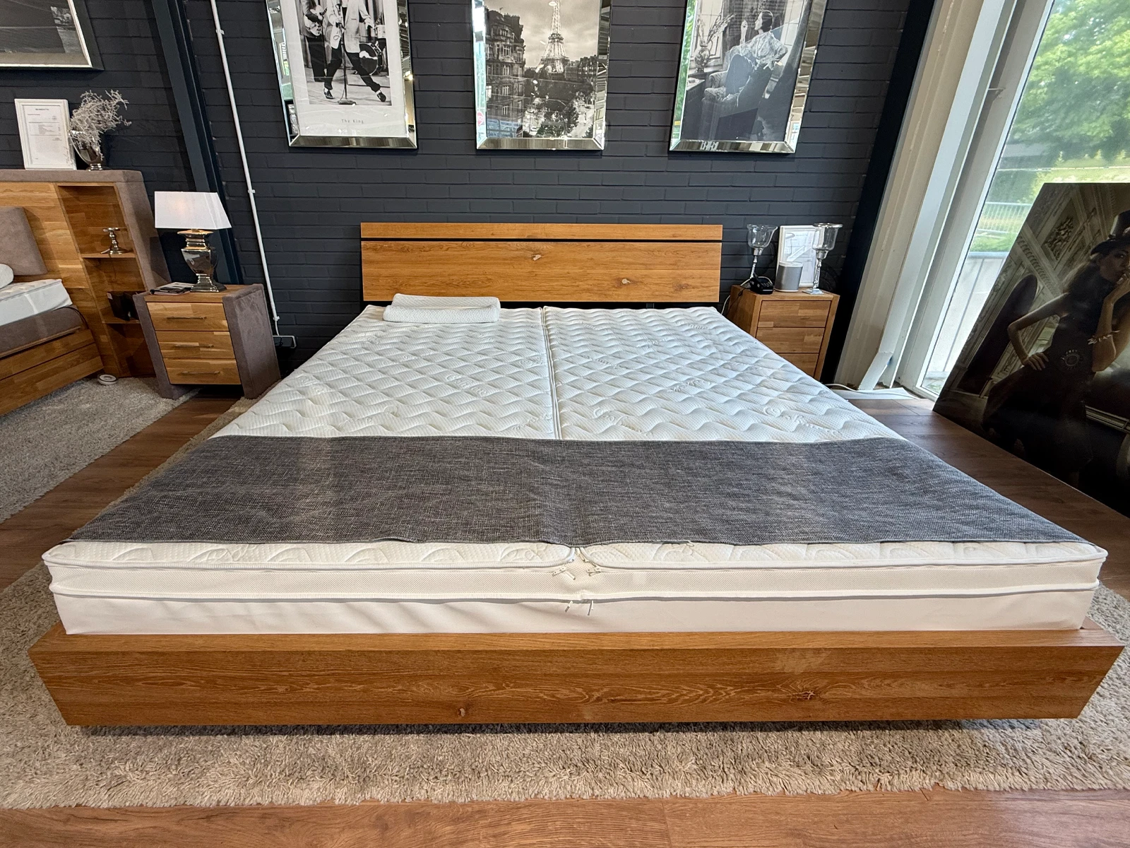 Abverkauf Wasserbett in Bohle Massivholz – Bild 3