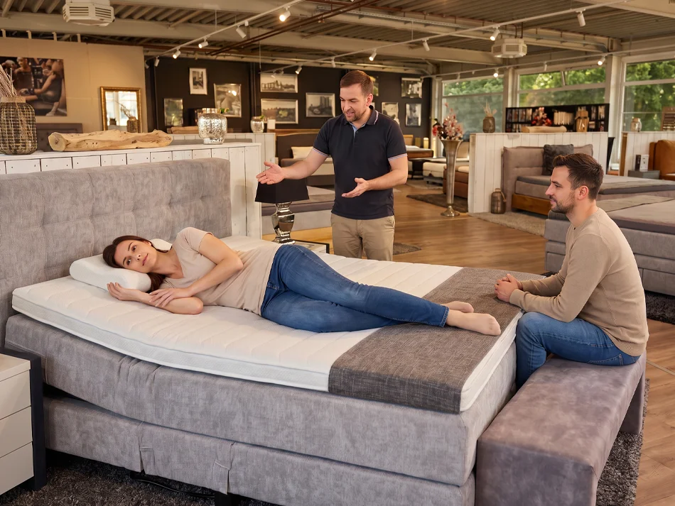 Boxspringbetten testen und probeliegen mit Fach-Beratung bei Belando Betten