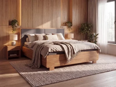 Boxspringbetten aus Holz